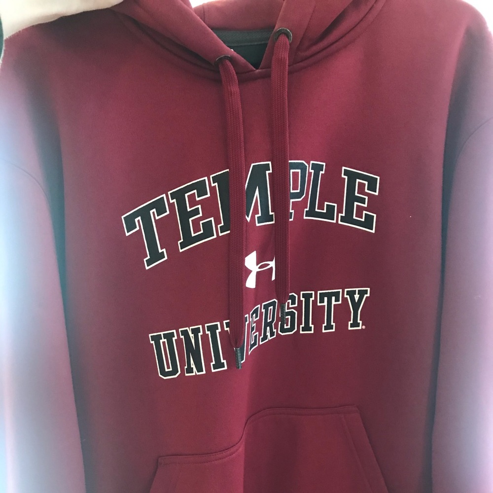TEMPLE UNIVERSITY UNDER ARMOUR HOODIE